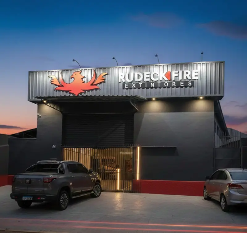 Sede da Rudeck Fire em São José dos Campos - Especialistas em Projetos AVCB, Sistema de Hidrantes e Recarga de Extintores